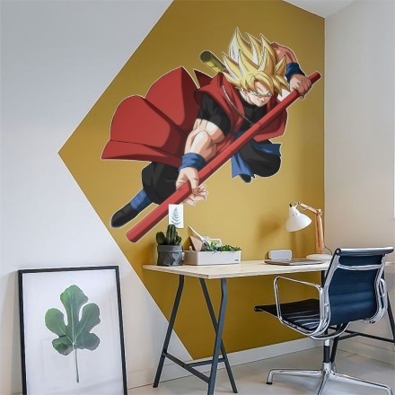 Goku Xeno SSJ - Dragon Ball Αυτοκόλλητο Τοίχου
