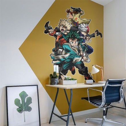 Group My Hero Academia Αυτοκόλλητο Τοίχου
