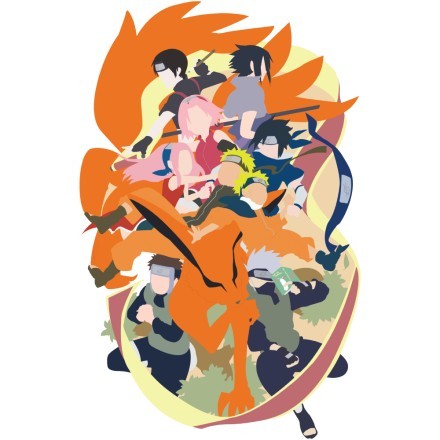 Minimal group art - Naruto