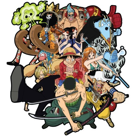Straw hat pirates with jinbei -  One Piece