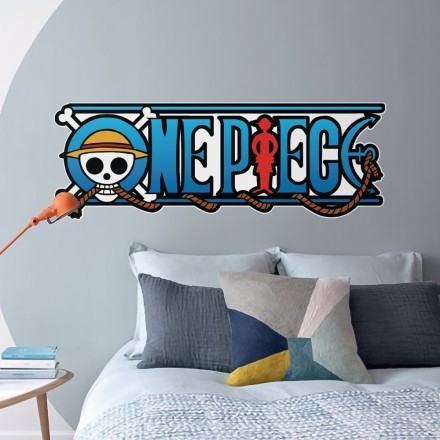 Logo One Piece Αυτοκόλλητο Τοίχου