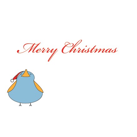 Merry Christmas Bird
