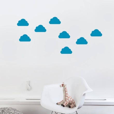 Σύννεφα Mini pack Αυτοκόλλητο Τοίχου
