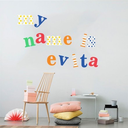 Αγγλικό Αλφάβητο Mini pack Αυτοκόλλητο Τοίχου