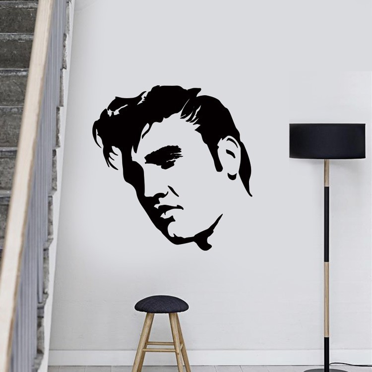 Αυτοκόλλητο Τοίχου Elvis