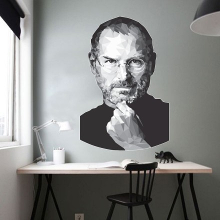 Steve Jobs Αυτοκόλλητο Τοίχου