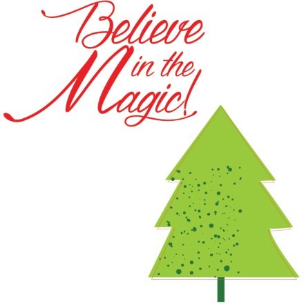 Believe in the Magic Αυτοκόλλητο Βιτρίνας