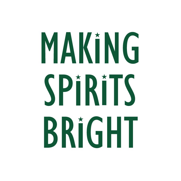 Αυτοκόλλητο Βιτρίνας Making spirits bright