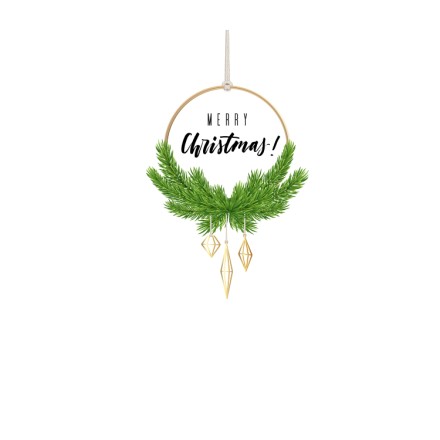 Merry Christmas! gold-green