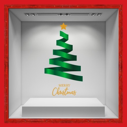 Merry Christmas - Tree-κορδέλα