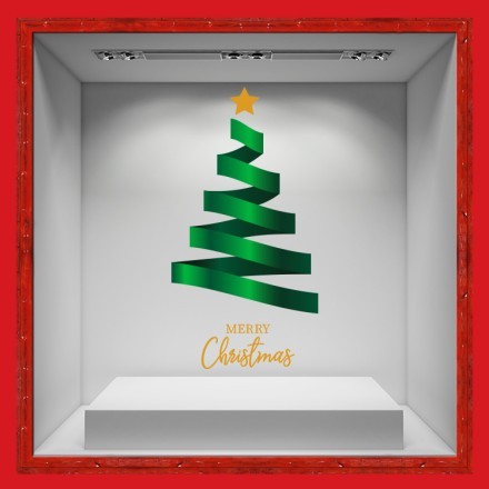 Ribbon Tree Αυτοκόλλητο Βιτρίνας