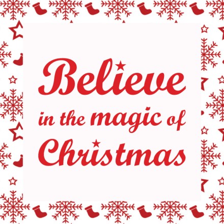 Believe... Αυτοκόλλητο Βιτρίνας