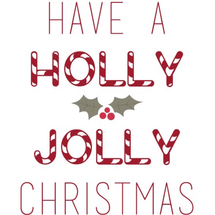 Jolly Christmas Αυτοκόλλητο Βιτρίνας