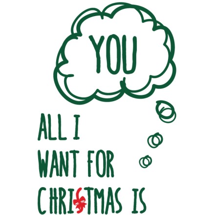 All i want... Αυτοκόλλητο Βιτρίνας