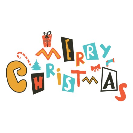 Colorful Merry Christmas