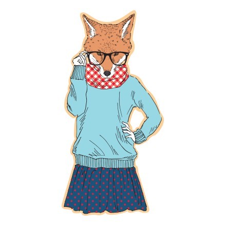 Αλεπού Hipster