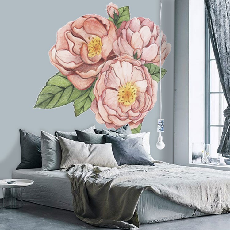 Αυτοκόλλητο Τοίχου Peonies