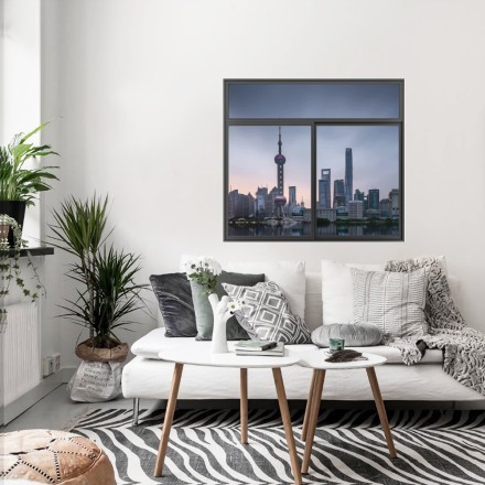 Pudong Skyline, Σανγκάη Αυτοκόλλητο Τοίχου