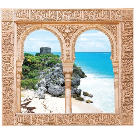 Παράθυρο με θέα το Tulum,Mexico