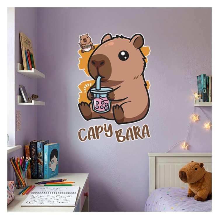 Αυτοκόλλητο Τοίχου Capybara
