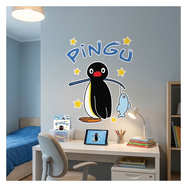 Αυτοκόλλητο Τοίχου Pingu