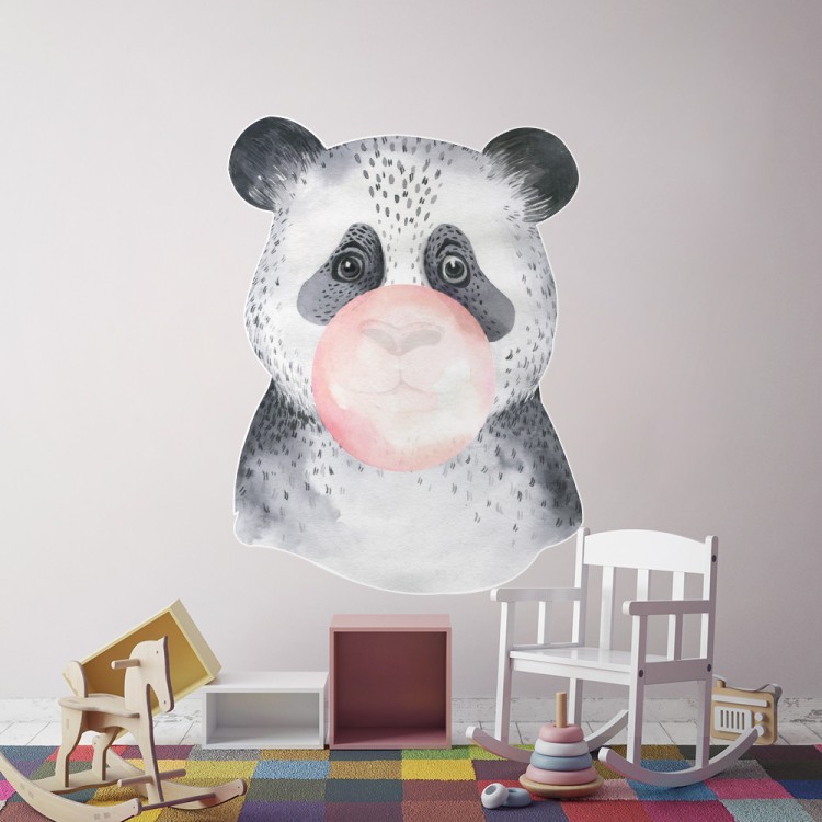 Αυτοκόλλητο Τοίχου Bubblegum Panda
