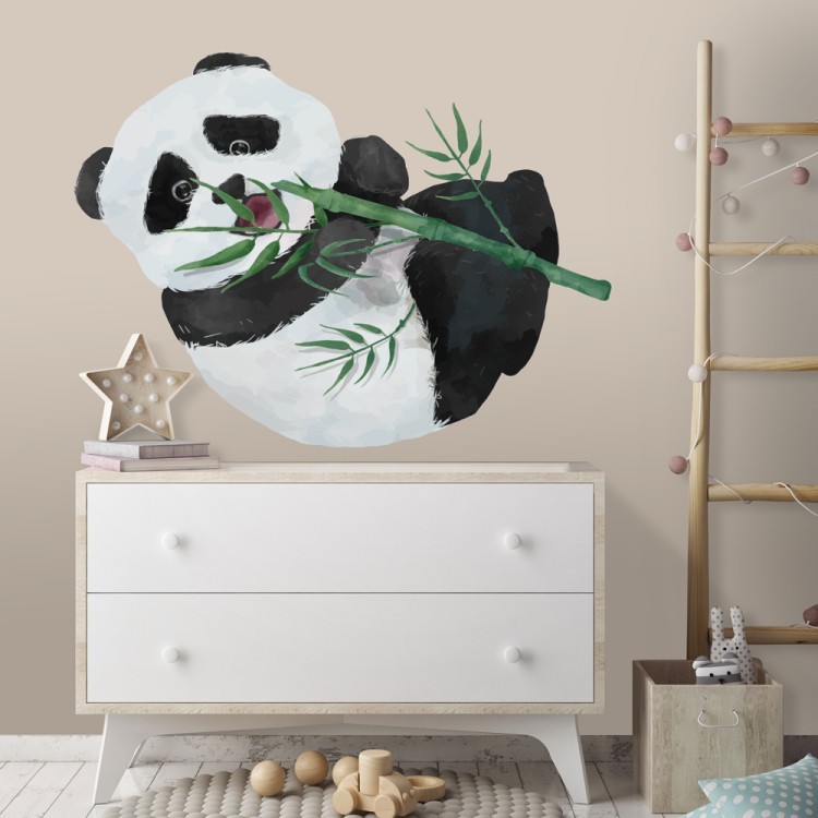 Αυτοκόλλητο Τοίχου Happy Panda