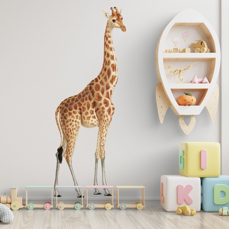 Αυτοκόλλητο Τοίχου Giraffe