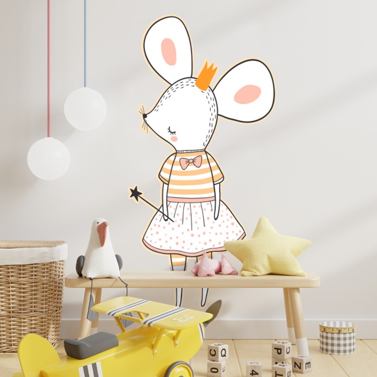 Αυτοκόλλητο Τοίχου Princess Mouse