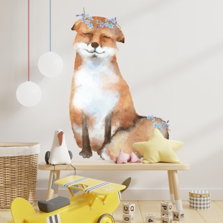 Relaxed Fox Αυτοκόλλητο Τοίχου