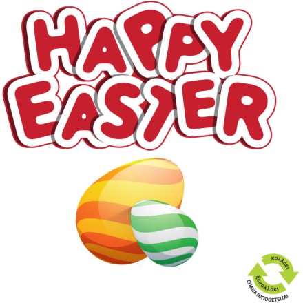 Happy Easter Red Letters