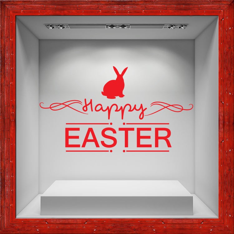 Αυτοκόλλητο Βιτρίνας Easter Bunny