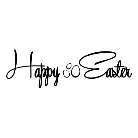 Happy Easter font
