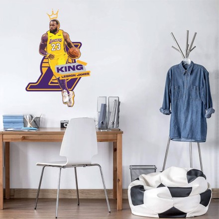 Lebron James Αυτοκόλλητο Τοίχου