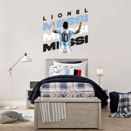 Messi Αυτοκόλλητο Τοίχου