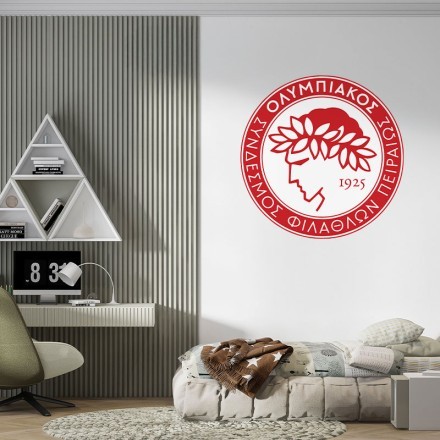 Ερυθρόλευκος Αυτοκόλλητο πλακάκι τοίχου