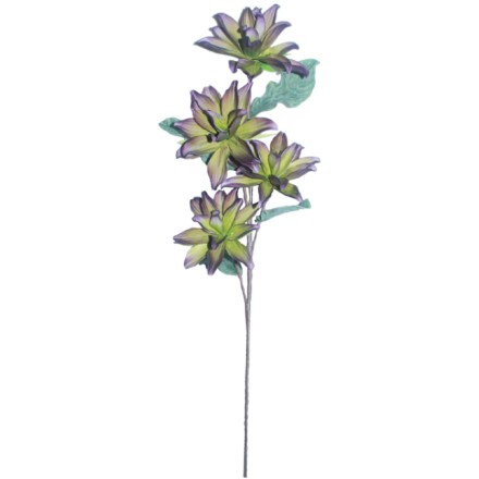 CROCUS 1 ΤΕΧΝΗΤΟ ΛΟΥΛΟΥΔΙ EVA FOAM ΚΙΤΡΙΝΟ ΜΩΒ H89cm Έπιπλα & Διακοσμητικά