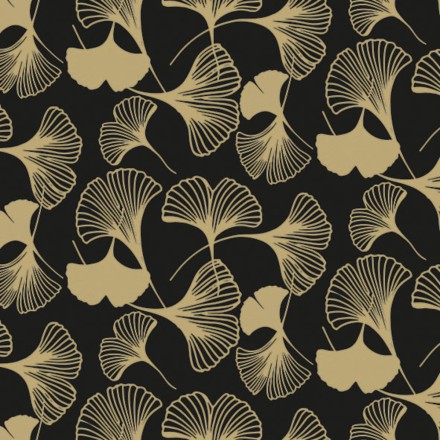 GINGKO ΧΑΡΤΟΠΕΤΣΕΤΑ ΜΑΥΡΟ ΧΡΥΣΟ 33x33cm