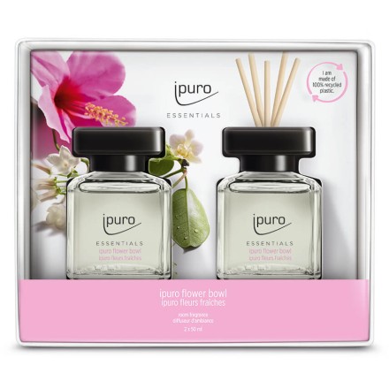 IPURO ESSENTIALS FLOWER BOWL ΑΡΩΜΑΤΙΚΟ ΧΩΡΟΥ ΣΕΤ 2x50ml