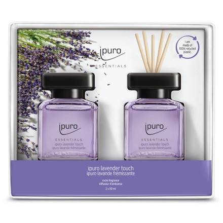 IPURO ESSENTIALS LAVENDER TOUCH ΑΡΩΜΑΤΙΚΟ ΧΩΡΟΥ ΣΕΤ 2x50ml