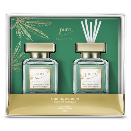 IPURO ESSENTIALS REGGAE SUMMER ΑΡΩΜΑΤΙΚΟ ΧΩΡΟΥ ΣΕΤ 2x50ml
