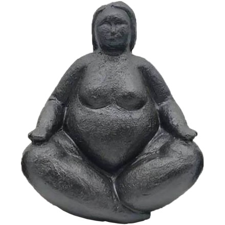 LADY 2 ΔΙΑΚΟΣΜΗΤΙΚΗ ΦΙΓΟΥΡΑ POLYRESIN ΜΑΥΡΟ 18x14xΥ20cm