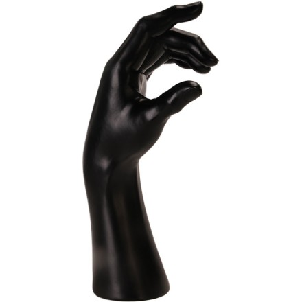 MANIBUS ΔΙΑΚΟΣΜΗΤΙΚΟ ΧΕΡΙ POLYRESIN ΜΑΥΡΟ 14,1x12xΥ29,8cm
