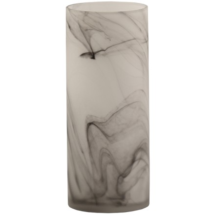 MARBLE ΒΑΖΟ ΓΥΑΛΙ ΛΕΥΚΟ ΜΑΥΡΟ D12x29,5 Έπιπλα & Διακοσμητικά