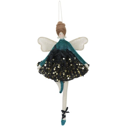 MIDNIGHT ANGEL ΔΙΑΚΟΣΜΗΤΙΚΟ ΠΕΤΡΟΛ/ΜΑΥΡΟ/ΧΡΥΣΟ 18xΥ29cm