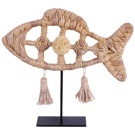 QUERSUS 1 DECO ΨΑΡΙ POLYRESIN ΦΥΣΙΚΟ 29,5x6,5xH27cm