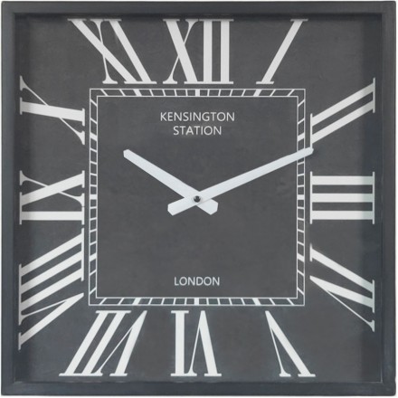 SQUARE ΡΟΛΟΙ ΤΟΙΧΟΥ ΜΕΤΑΛΛΟ/ΓΥΑΛΙ ΜΑΥΡΟ/ΛΕΥΚΟ 40x40xΥ9cm