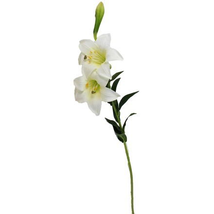 ΤΕΧΝΗΤΟ ΦΥΤΟ WHITE LILY  Υ98cm Έπιπλα & Διακοσμητικά