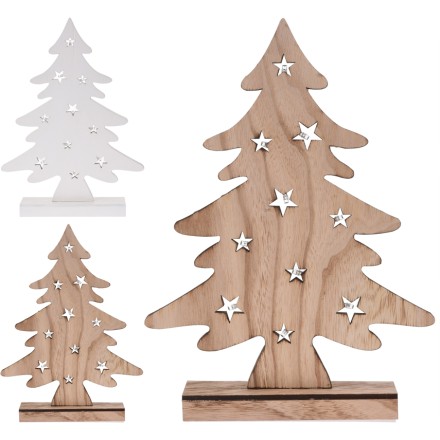 XMAS LED ΔΕΝΤΡΟ ΞΥΛΟ H37cm