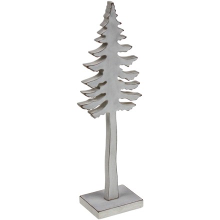 XMAS TREE ΔΕΝΤΡΟ ΞΥΛΟ ΛΕΥΚΟ 13x6xH31cm